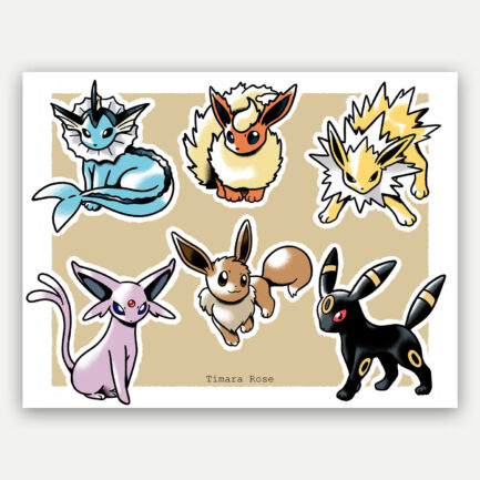 Eeveelutions Print